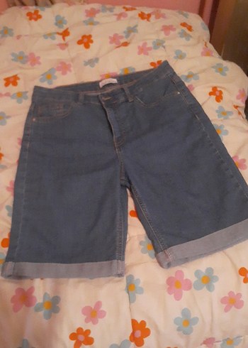 Defacto Mavi Denim Bermuda Sort