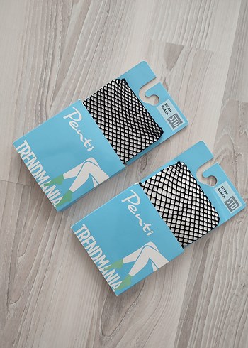 Siyah file çorap - Görsel 6