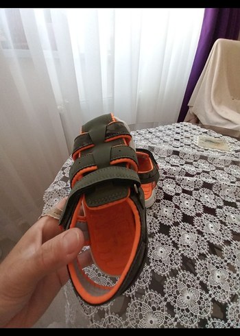 28 Beden kahverengi Renk Erkek Çocuk Sandalet