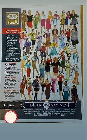  Güler erkan giysi kalıpları