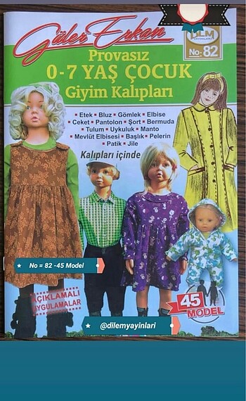  Beden Güler Erkan giyim kalıpları