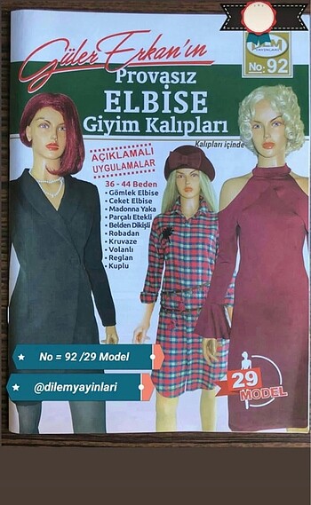 Güler erkan giysi kalıpları