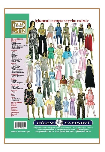 Güler erkan giyim kalıpları