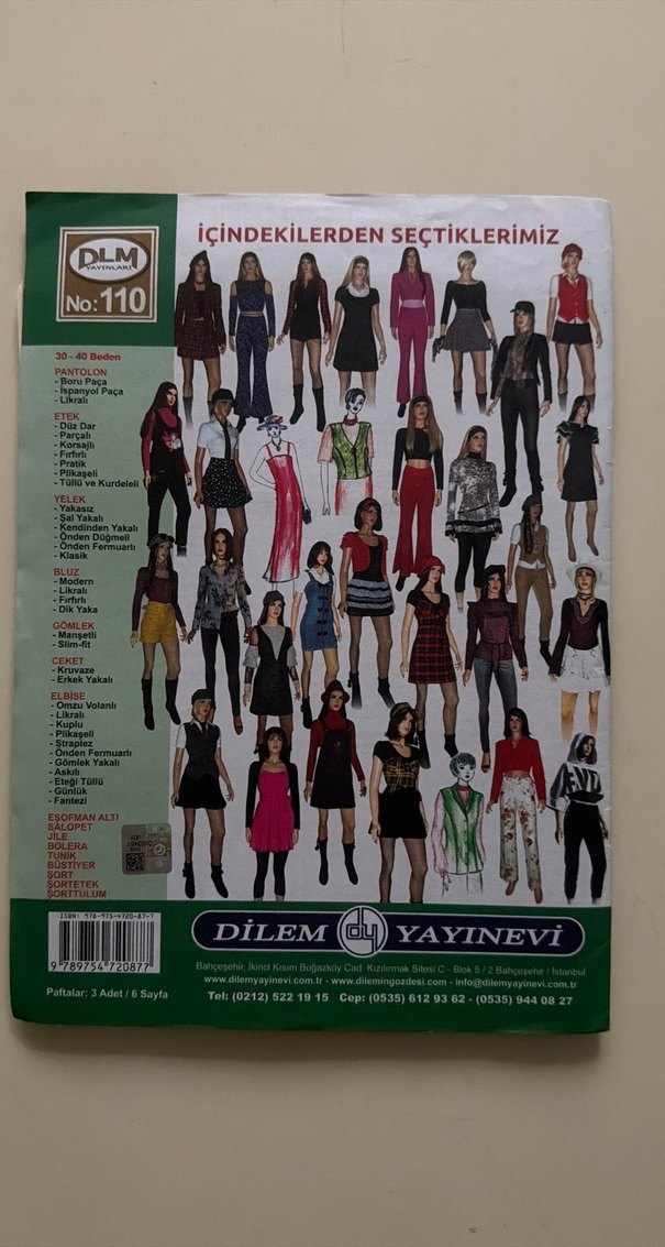 Provasız Genç Kız Giyim Kalıpları No:110 - Görsel 2