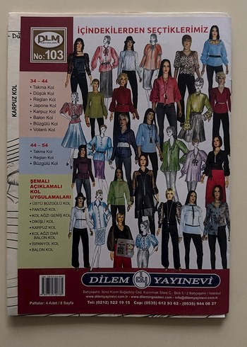 Provasız Bluz ve Gömlek Kalıpları Kitabı - Görsel 2