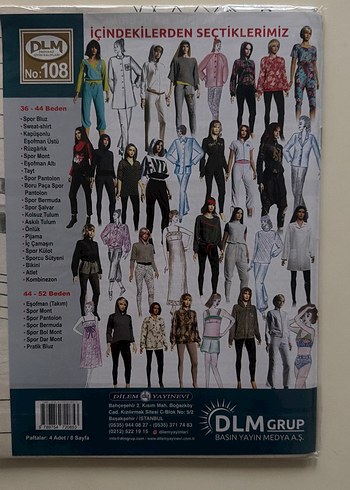 Güler Erkan Provazsız Spor Giyim Kalıpları No:108 - Görsel 2