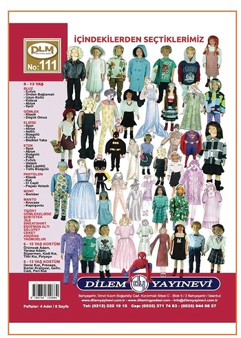 6-13 Yaş Çocuk Giyim Kalıpları Kitabı - Görsel 2