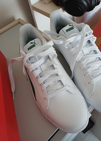 Puma Up Beyaz-Yeşil erkek Spor Ayakkabı - Görsel 6