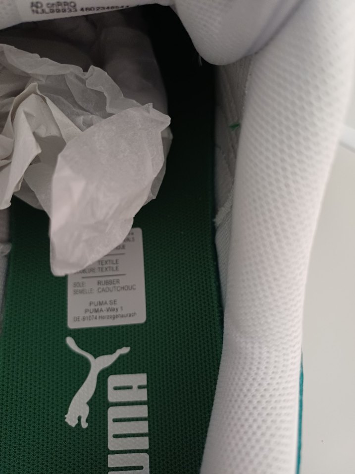 Puma Up Beyaz-Yeşil erkek Spor Ayakkabı - Görsel 4