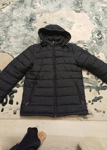 LC Waikiki Erkek Kapüşonlu Şişme Mont - Görsel 3