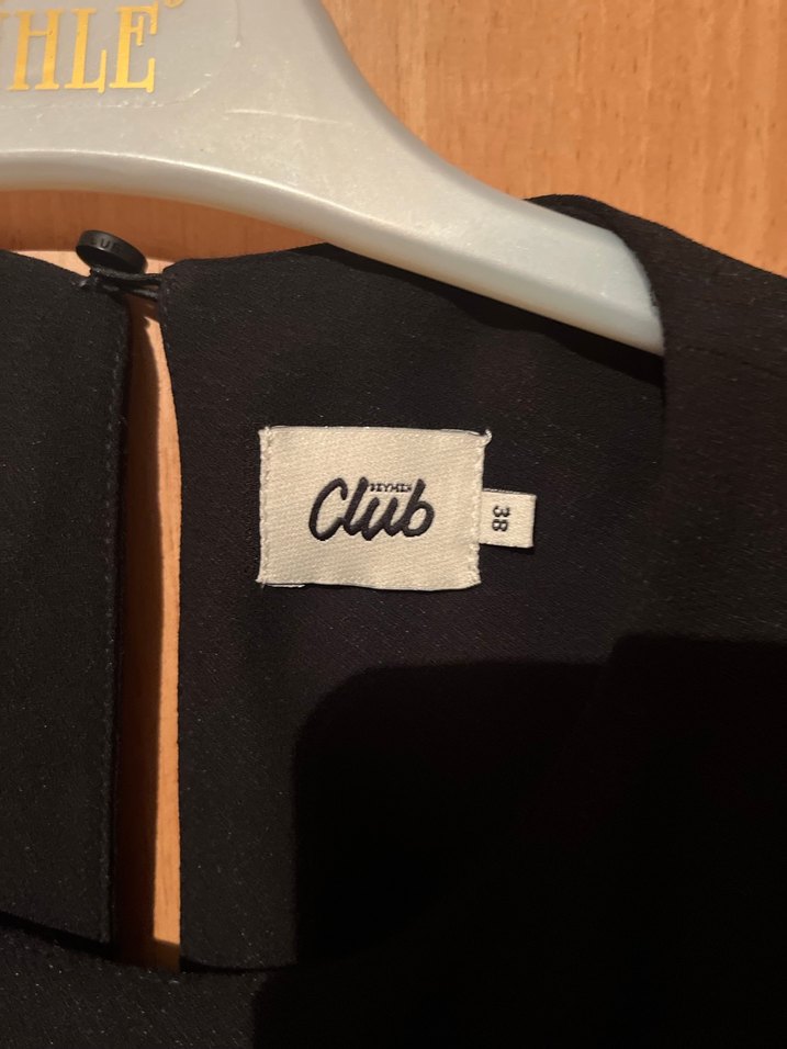 Siyah Beyaz Salaş Midi Kadın Tunik - Görsel 4