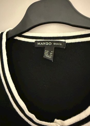 Düğmeli Siyah Pamuklu Kadın Hırka - Görsel 2