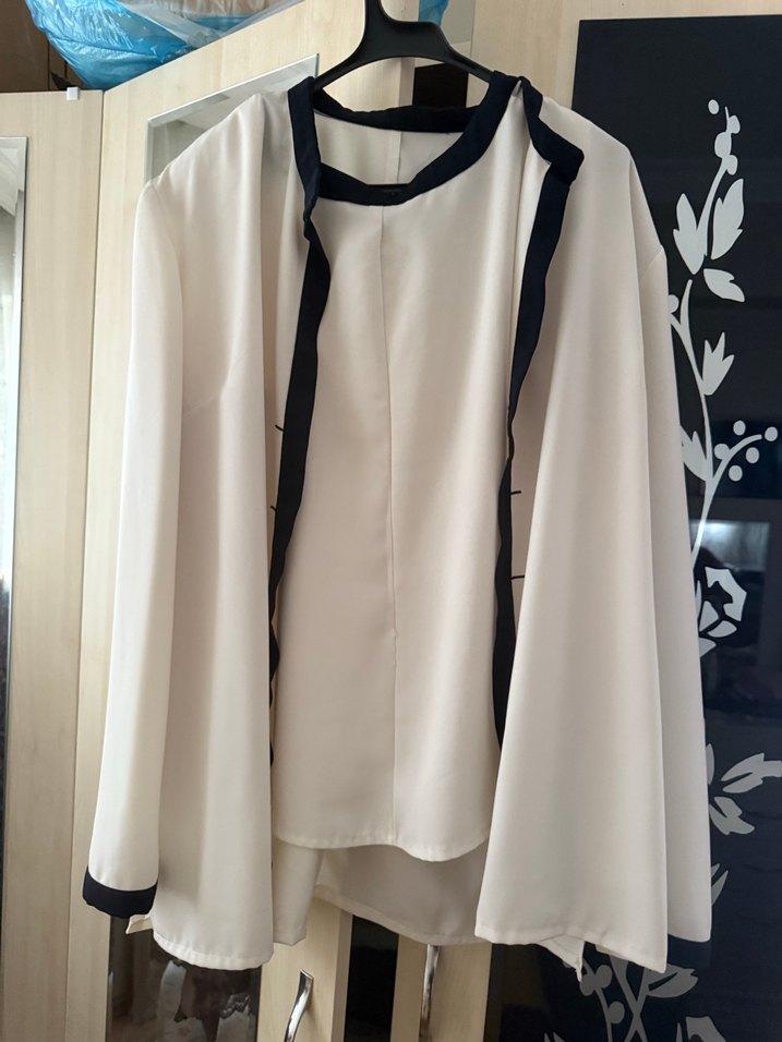 Kapalı kadın gömlek takım - Görsel 2