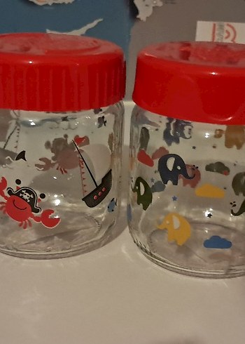 Renkli Bebek  Kırmızı Kapaklı Kavanoz - Görsel 2