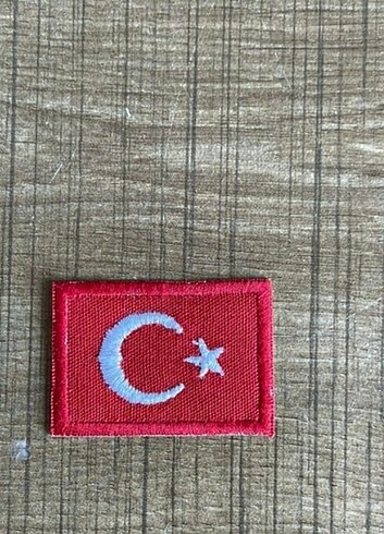 Türk Bayrağı Arma Nakışlı Aplike 