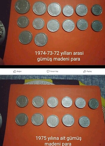  Beden Renk Eski tarihi gümüş madeni paralar 