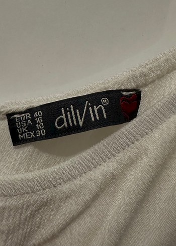 Dilvin Beyaz Elbise