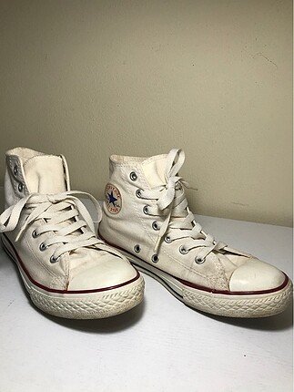 Converse Beyaz Az Kullanılmış