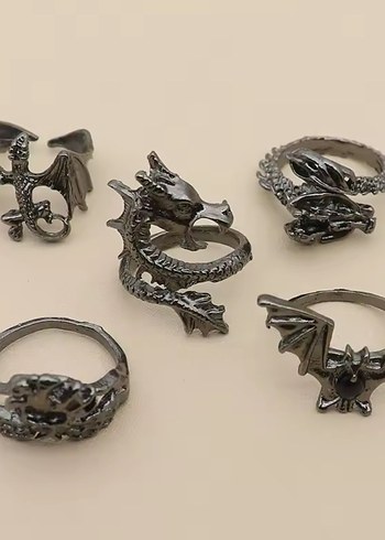 Accessorize Vintage Gotik Yüzük Seti