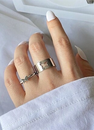  Beden Çift Yüzüğü Sevgili Yüzüğü