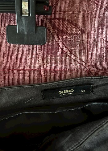 42 Beden Kahverengi Kadın Ofis Pantolonu