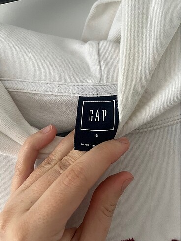 s Beden beyaz Renk S beden gap kapüşonlu