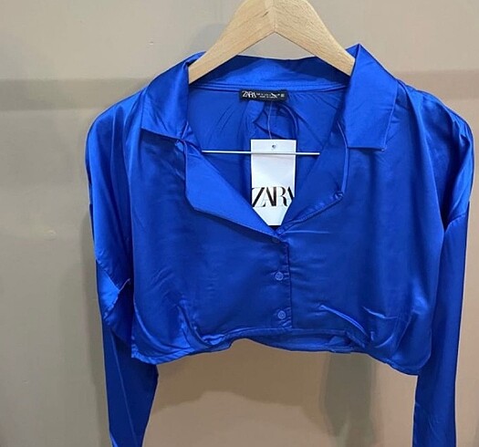 Zara crop gömlek