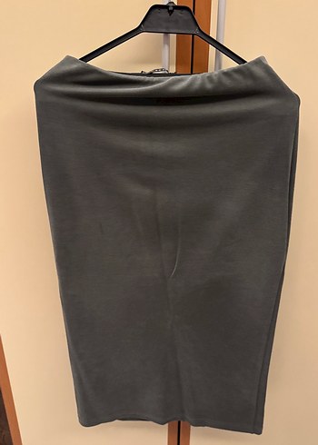 Gri Mini Hamile T-shirt Kısa Kollu - Görsel 2