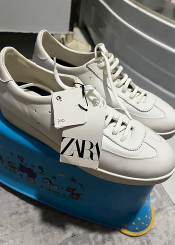 Zara Beyaz Stiletto Topuklu Kadın Sneakers