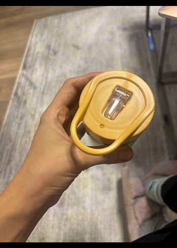 Sarı Kapaklı Renkli Çocuk Matara - Görsel 2