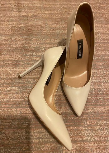 Nine West Bej Deri Stiletto