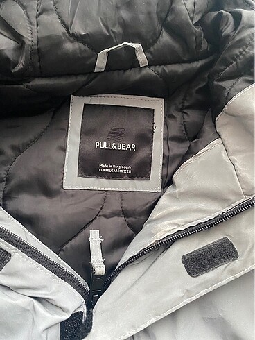 m Beden gri Renk Pull&Bear kanguru mont