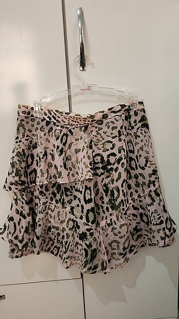 xs Beden Zara leopar etek.
