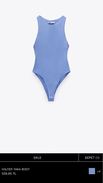 l Beden Zara Halter Yaka Body