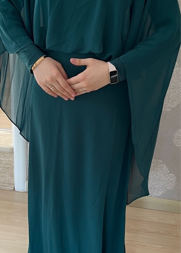 Şık ve sade abiye - Görsel 4