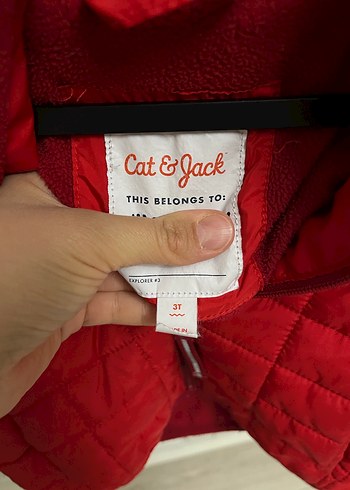 Kırmızı Erkek Çocuk Fermuarlı Mont - Görsel 2