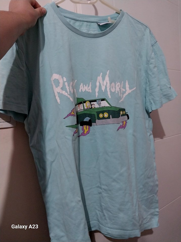 Turkuaz Baskılı Erkek Çocuk Tişört - Görsel 4