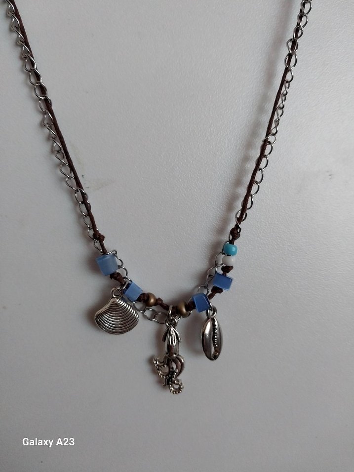 Bohem Etnik Boncuklu Çharmlı Kolye - Görsel 5