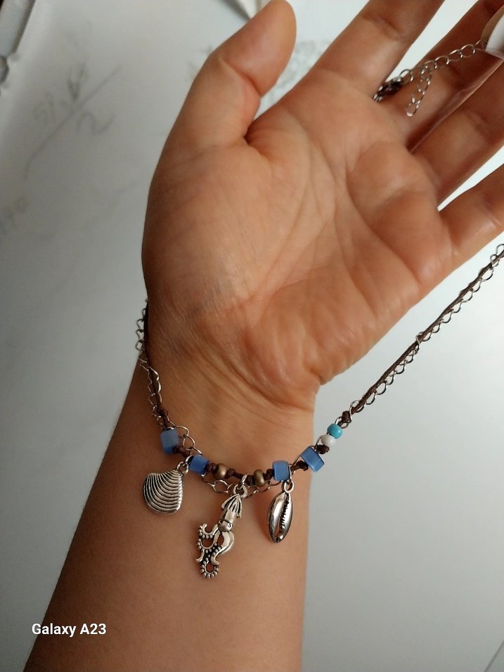 Bohem Etnik Boncuklu Çharmlı Kolye - Görsel 4