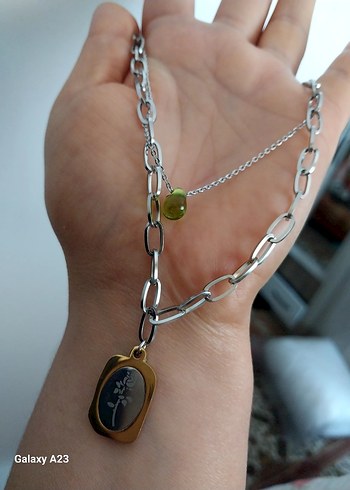 Tamamen Çelik malzemelerle yapılmış kolye - Görsel 3