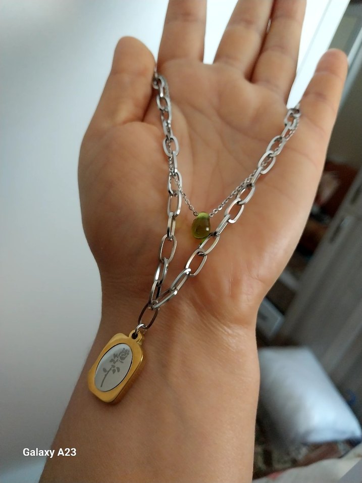 Tamamen Çelik malzemelerle yapılmış kolye - Görsel 2