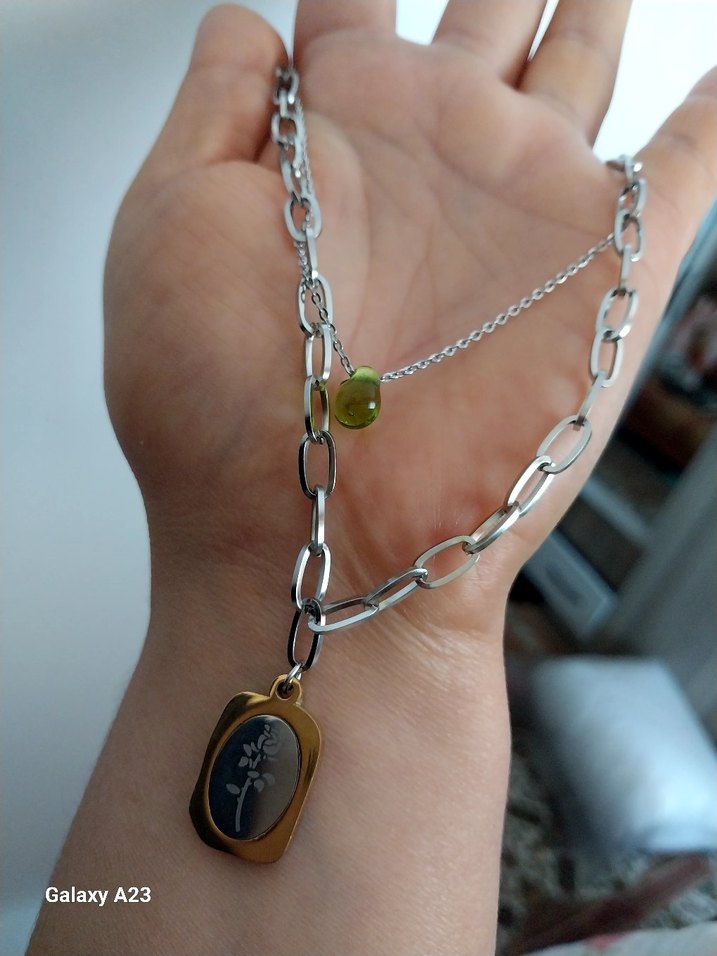 Tamamen Çelik malzemelerle yapılmış kolye - Görsel 3