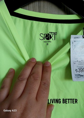 Yeşil Baskılı Kadın Tişört - Görsel 2