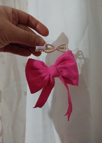 Pembe Fiyonk Detaylı Toka - Görsel 4