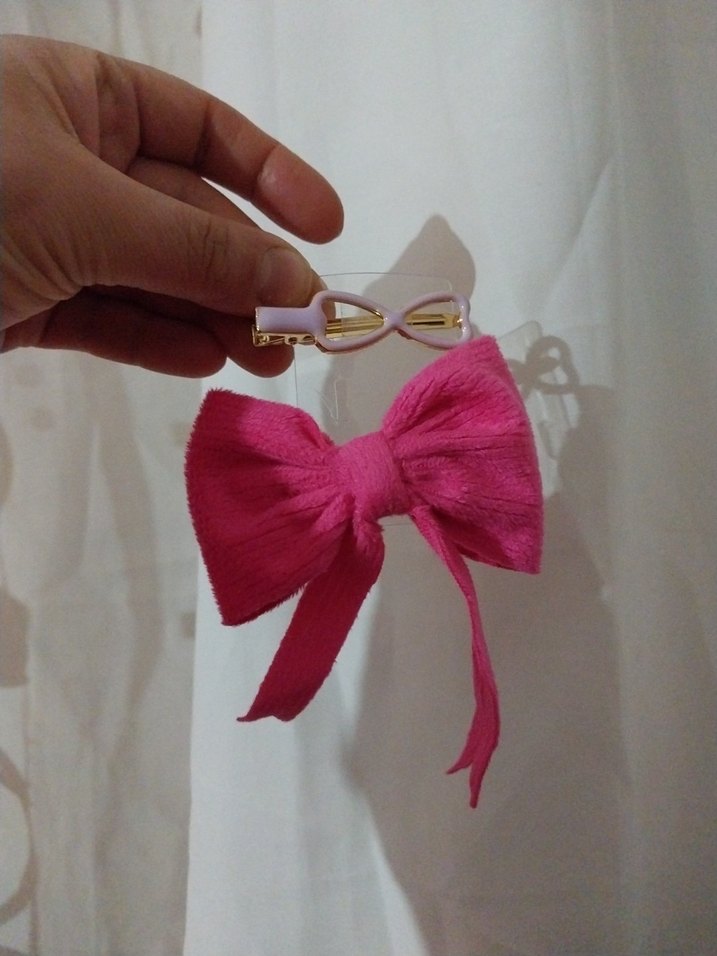 Pembe Fiyonk Detaylı Toka - Görsel 4