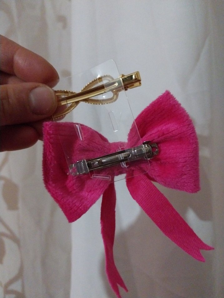 Pembe Fiyonk Detaylı Toka - Görsel 3