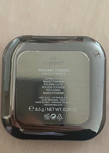 KIKO Radiant Fusion Baked Pudra - 02 Sand - Görsel 2