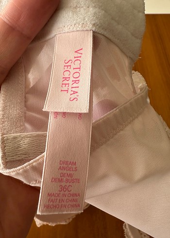 Victoria s Secret Nakışlı Pastel pembe Bohem sütyen