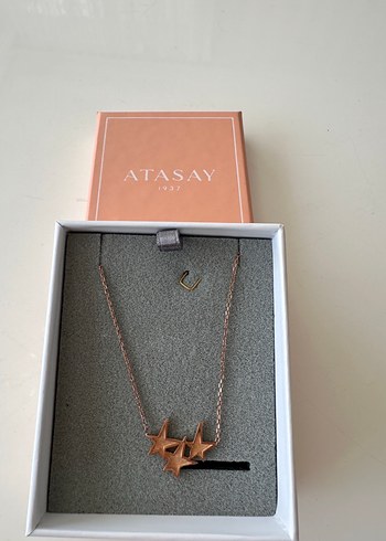 Atasay Zincir Detaylı Kısa Kolye