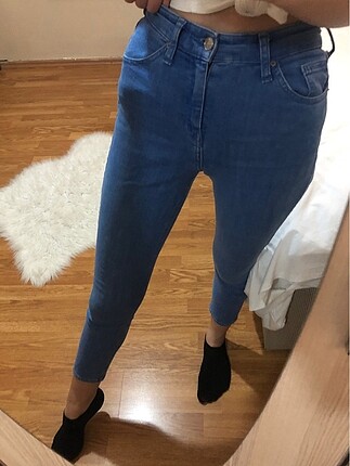26 Beden mavi Renk Orjinal topshop marka jean.
